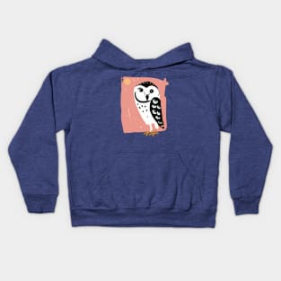 Barn Owl #2 Kids Hoodie